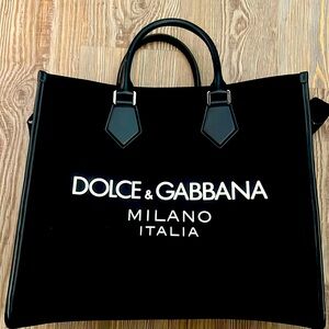 Dolce & Gabbana Nylon Tote Bag with Shoulder Strap